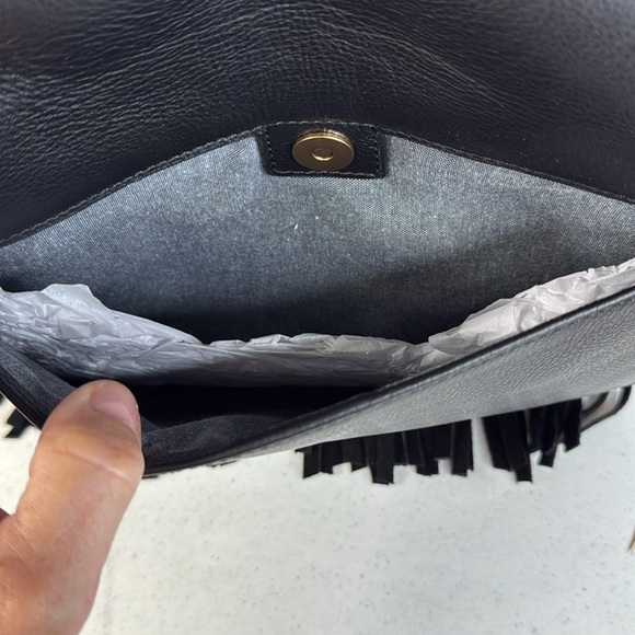 Lucky Brand Women's Kate Leather Shoulder bag Black - Picture 12 of 12